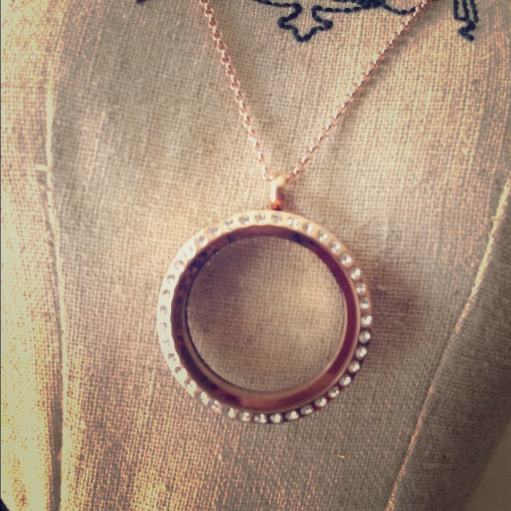 Legacy Living Locket w/Swarovski Crystals & Charms