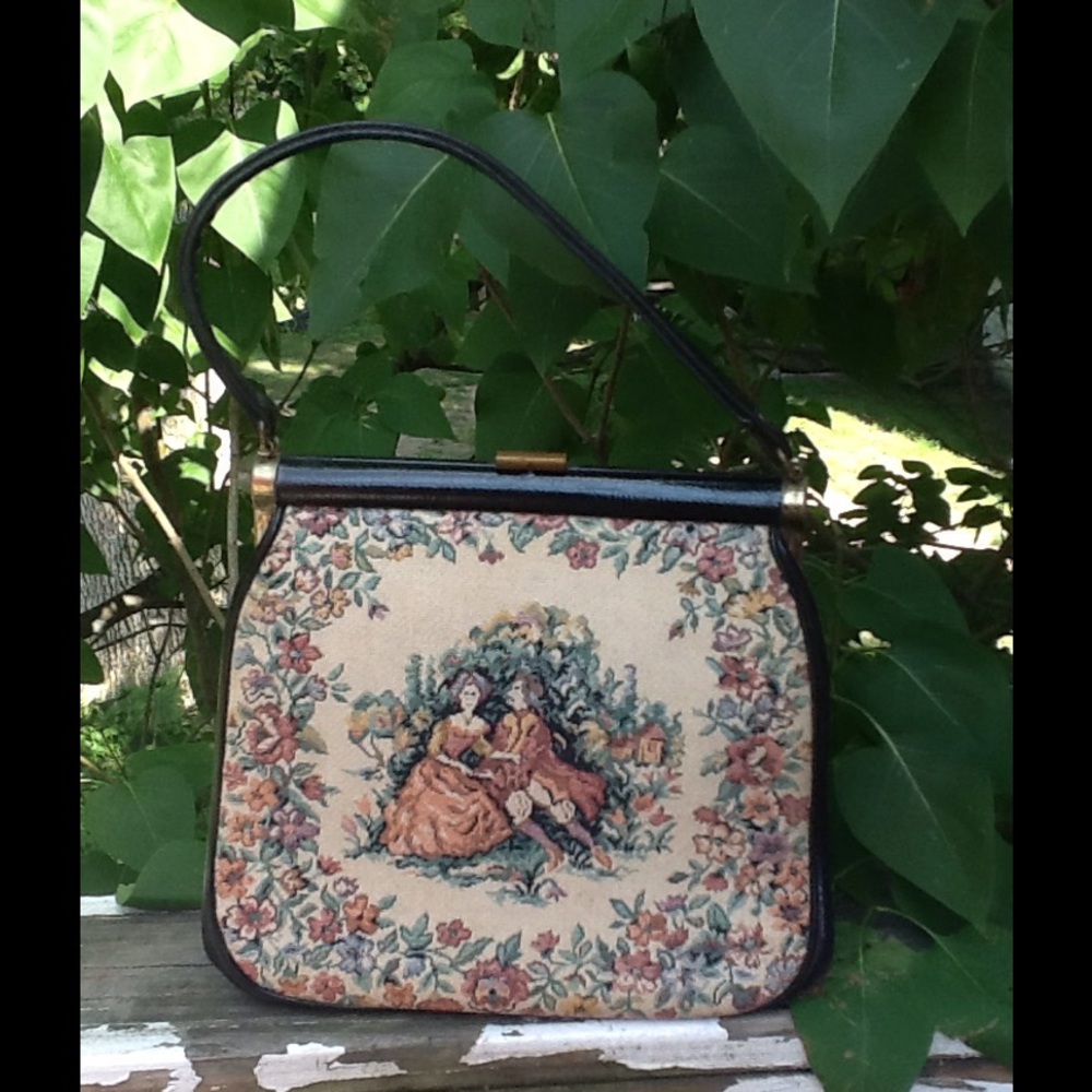 VTG 50s/60s JR Tapestry purse