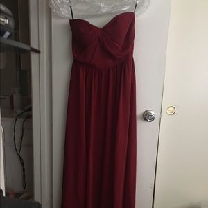 Burgundy Prom / Bridesmaid Dress