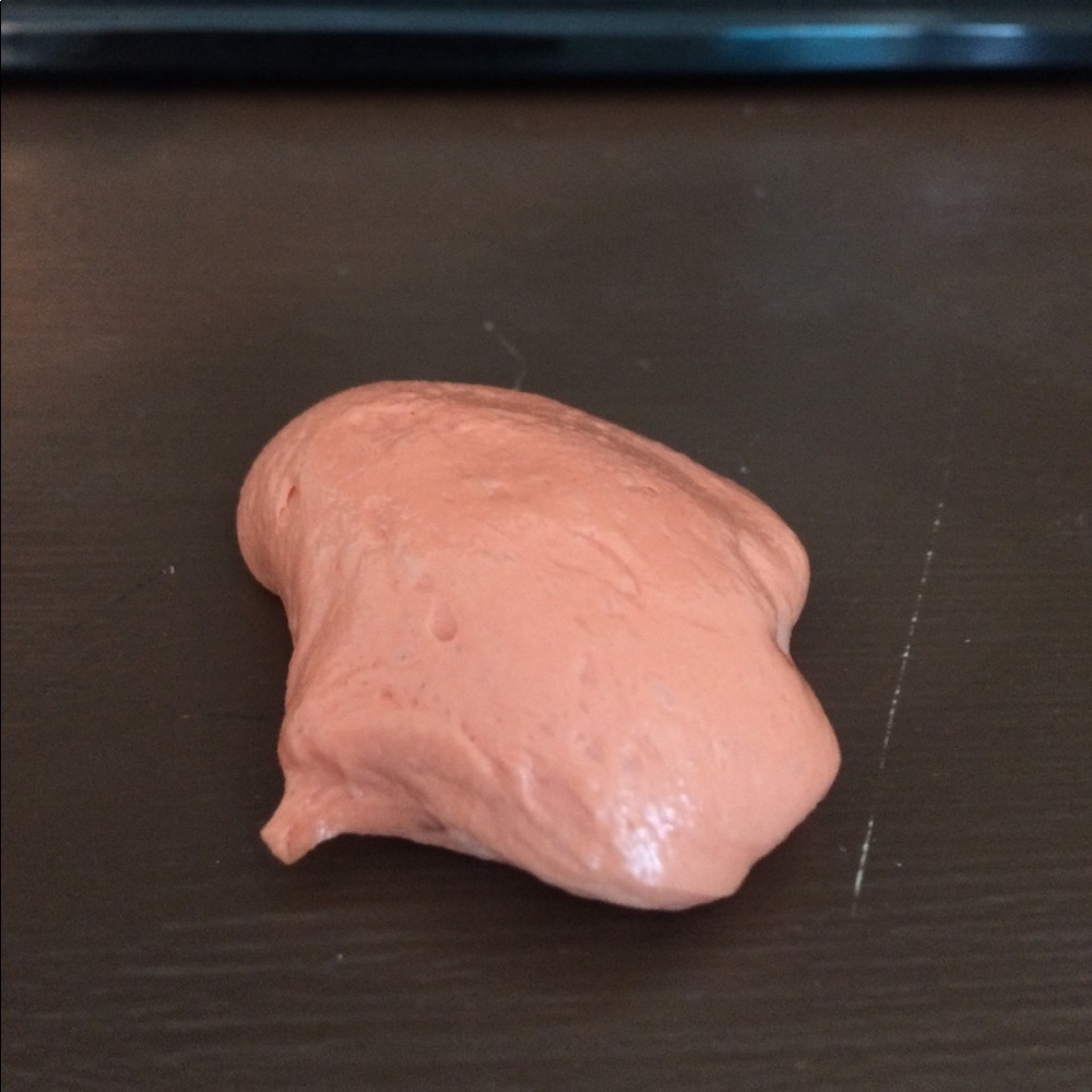 Orange fluffy slime