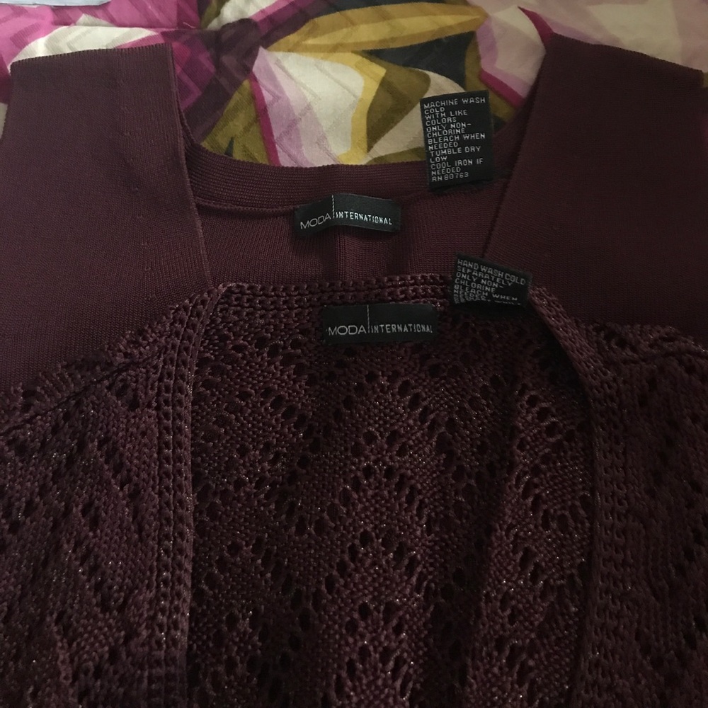 Moda International Knit Dress w/Jacket - Picture 2 of 4