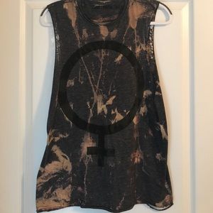 Urban Outfitters Distressed Muscle Tee