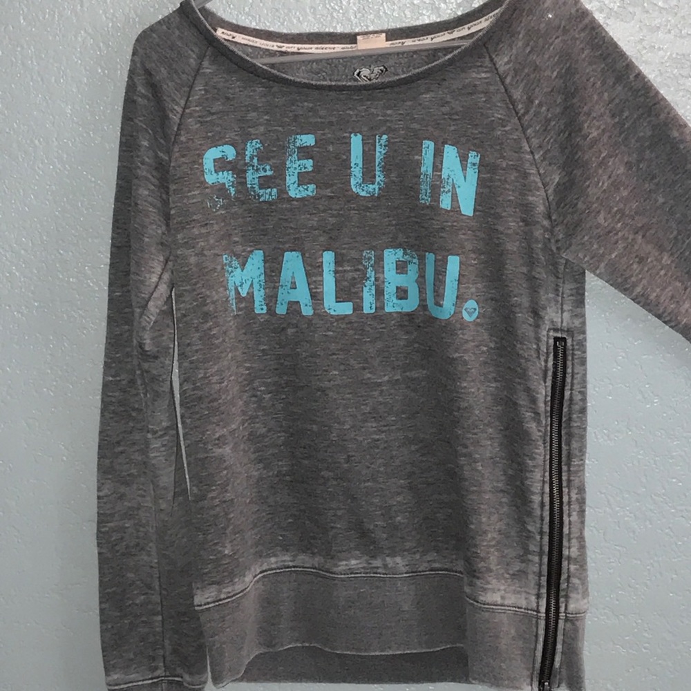 "See you in Malibu" Roxy long sleeve