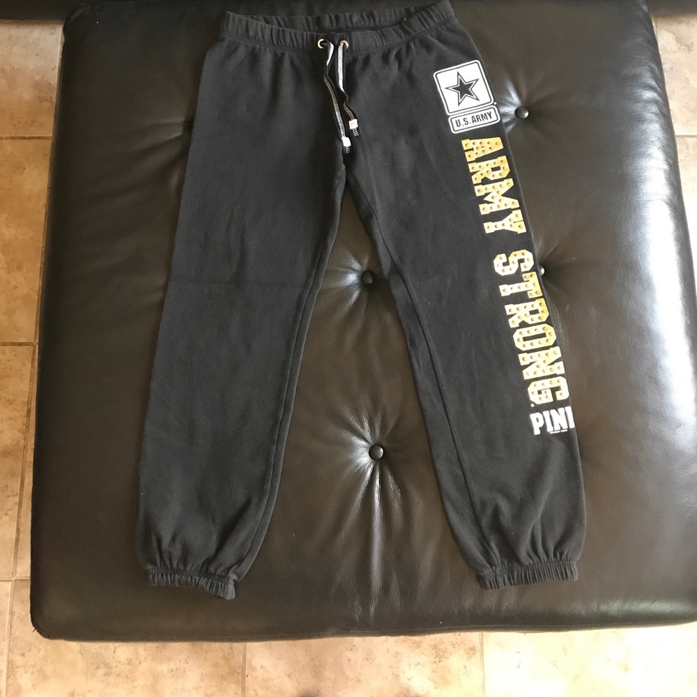 VS Bling PINK U.S. Army Sweats and FREE VS Shirt
