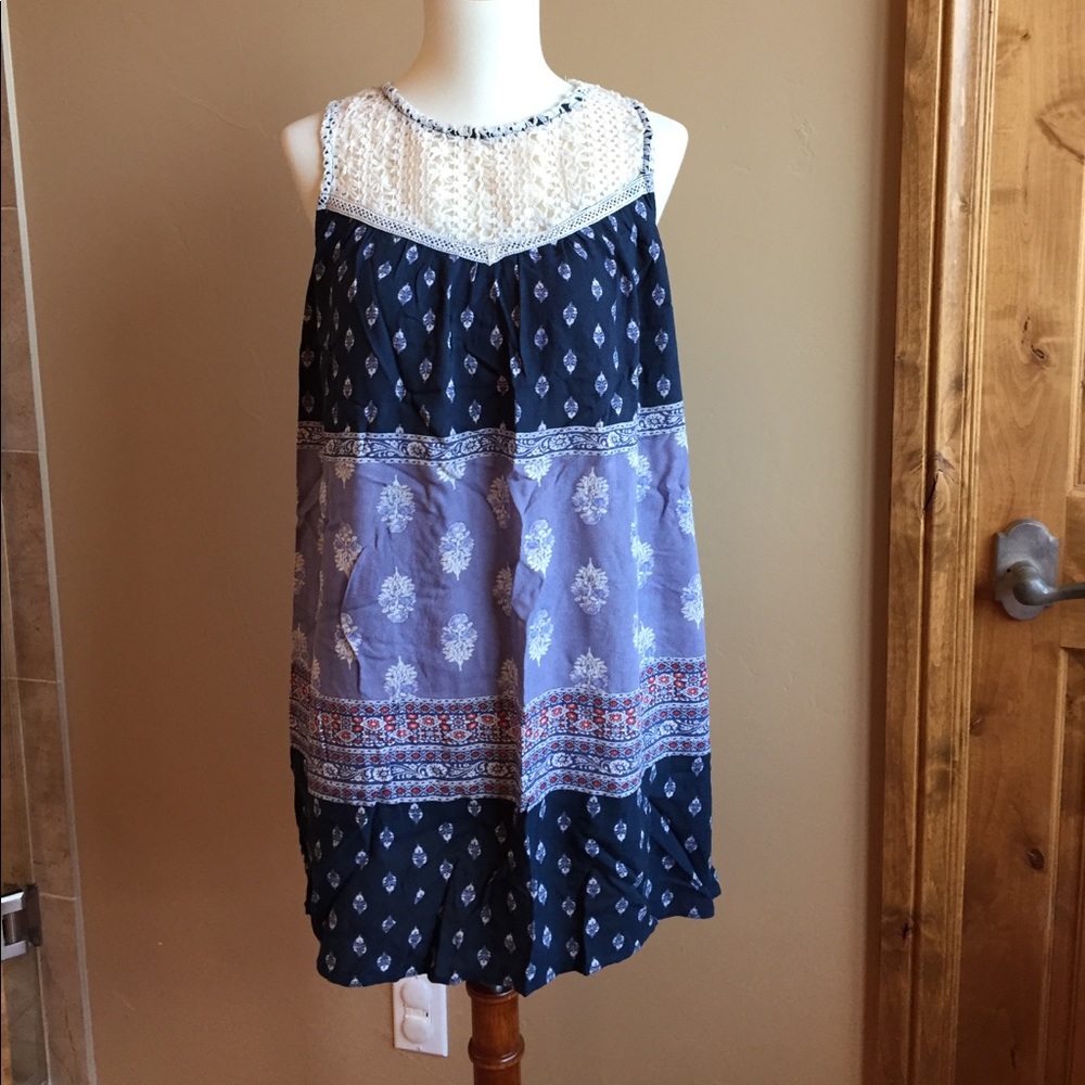 Sleeveless Dress/tank top/ cover- up