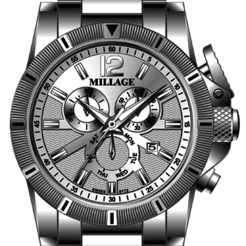 M3426-SIL-SILVER-SILVER - Picture 2 of 2