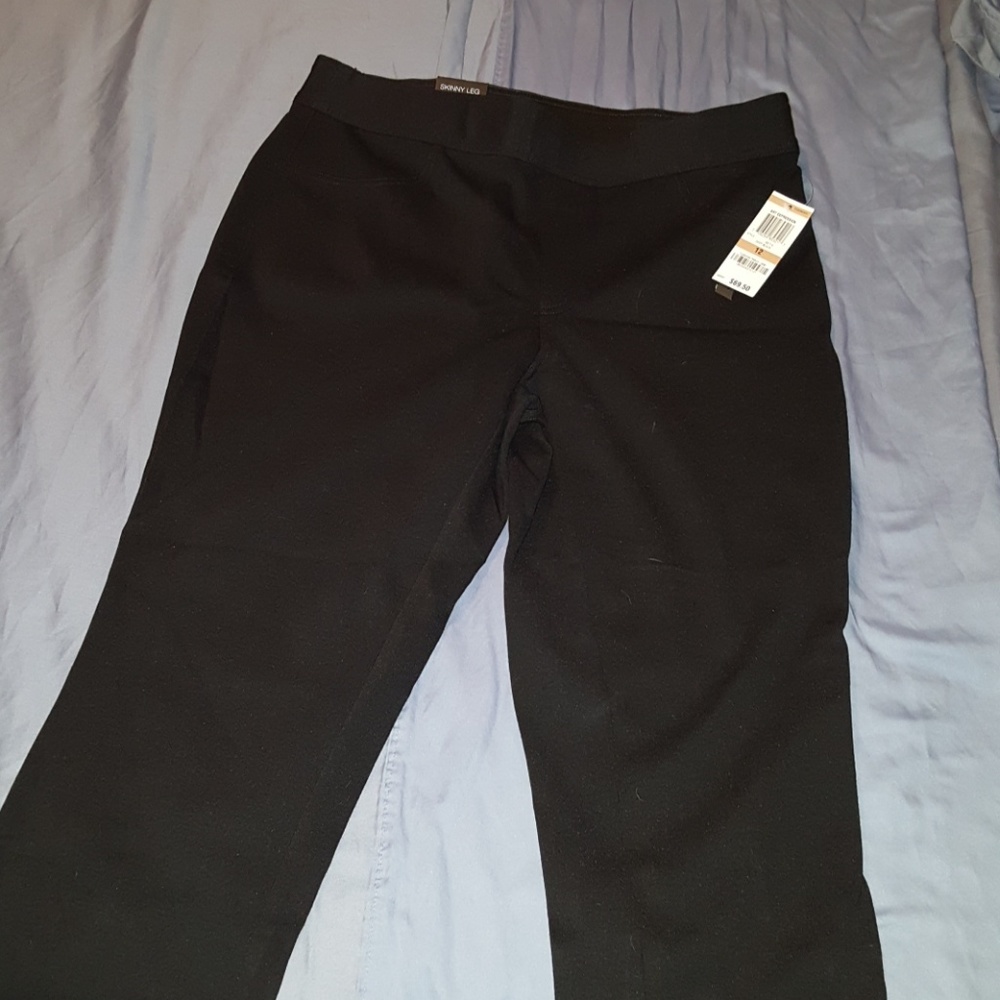 NET INC skinny leg curvy fit pull up leggings
