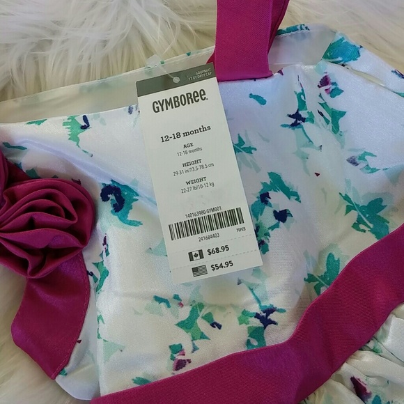 Gymboree little girls beautiful floral dress - Picture 6 of 6