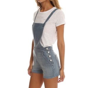 MOTHER OVERALL SHORTS