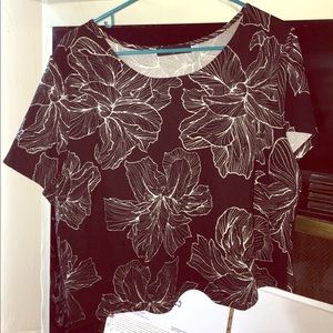 Black & White Crop Top