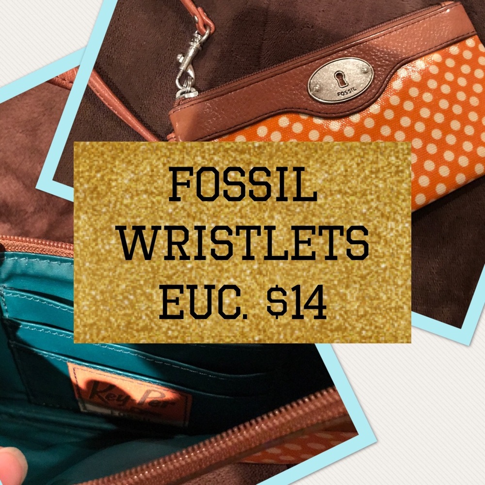 Fossil wristlet EUC