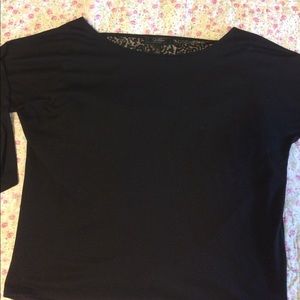 Jessica Simpson black top with sequins size L