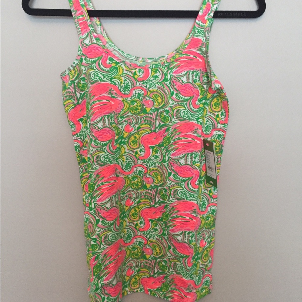 Lilly Pulitzer Tabbie tank resort white hot wings