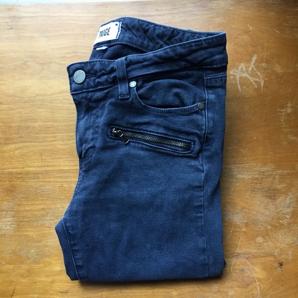 PAIGE Denim - PAIGE Jane Zip Skinny Crop Jean