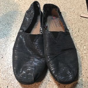 Bobs black sparkle shoes