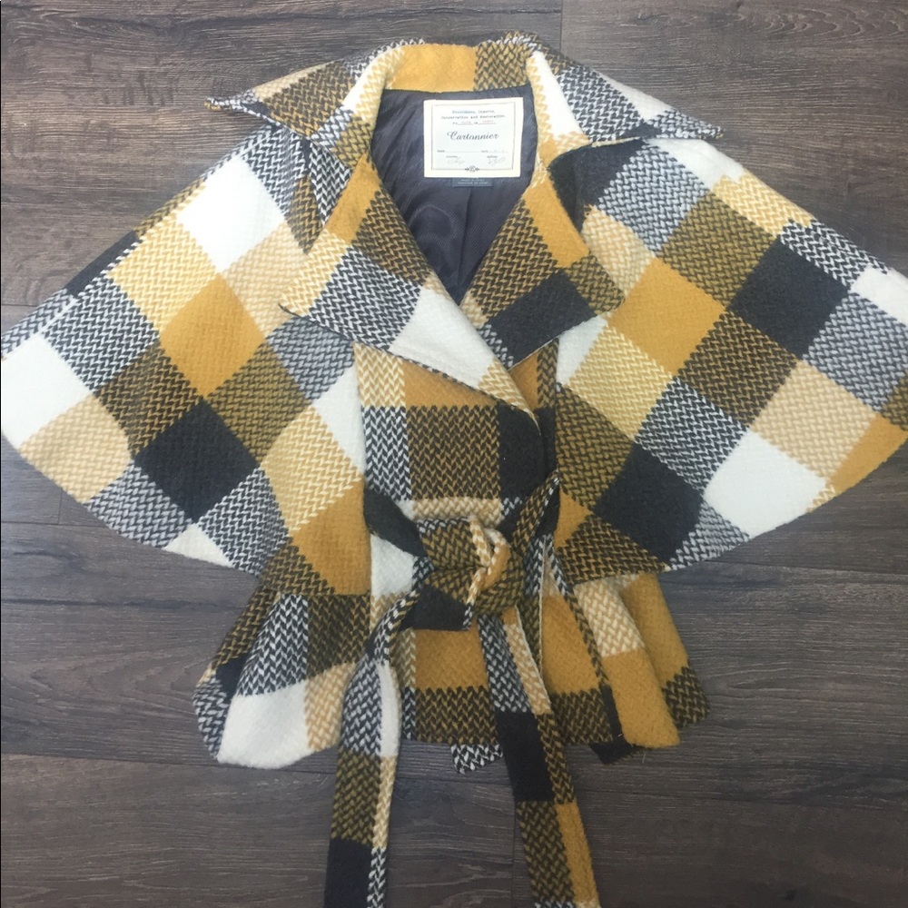 Anthropologie Cape inspired Peacoat