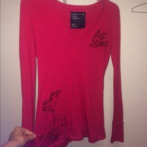 AE Red Long Sleeve
