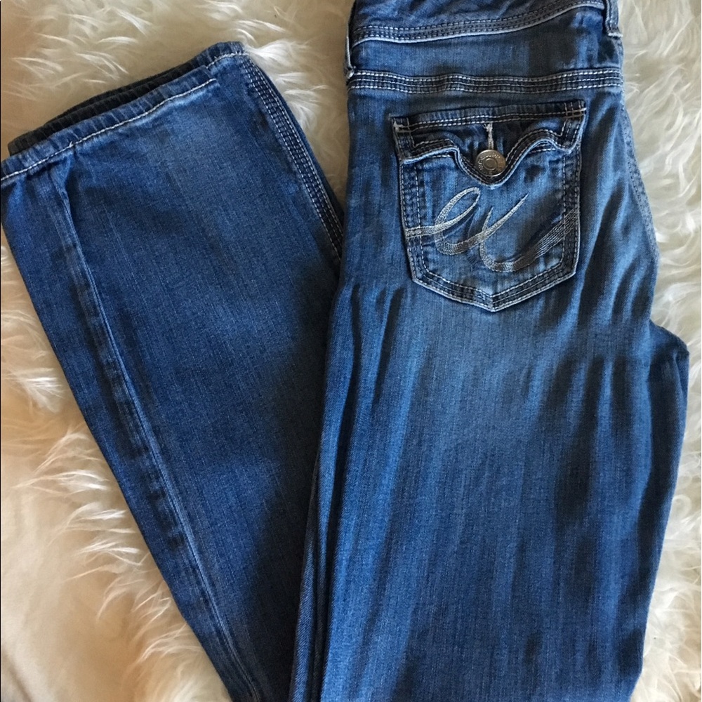 Express barely boot jeans