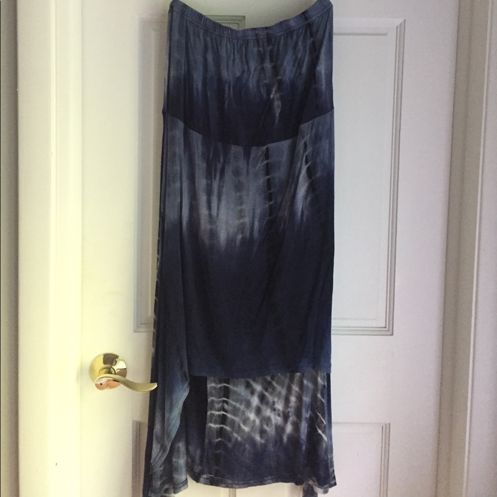 Tie Dye High Low Dress