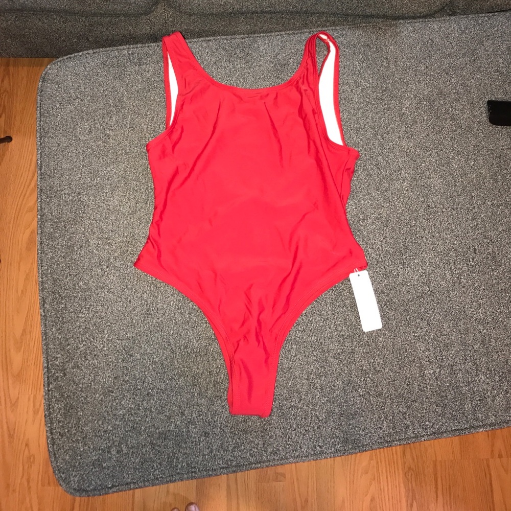 Classic vintage red swimsuit