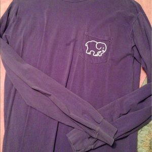 long sleeved purple Ivory Ella tshirt