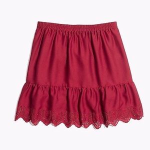 Madewell Red Skirt 💕