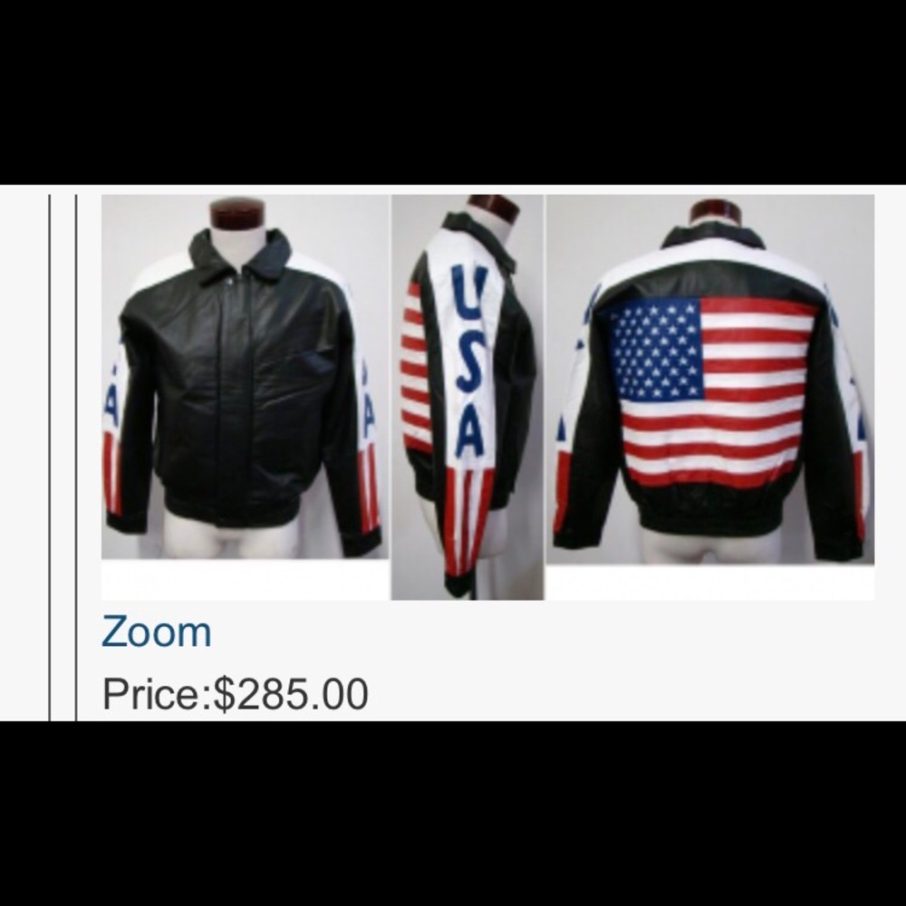 Reduced Olympic spirit ☀️ leather motorcycle coat