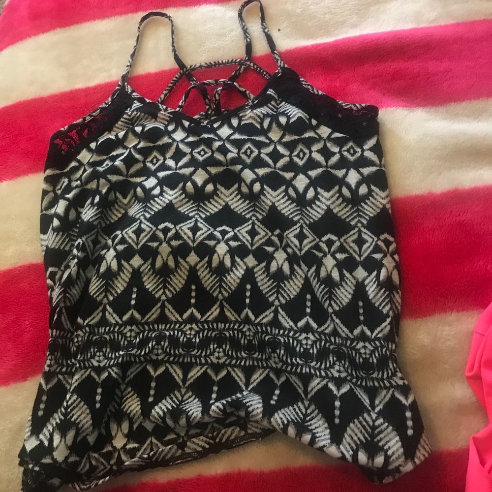 Black and white shirt