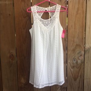 Ivory lace dress