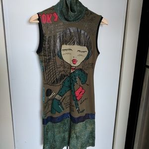 Funky dropwaist Custo Barcrlona dress