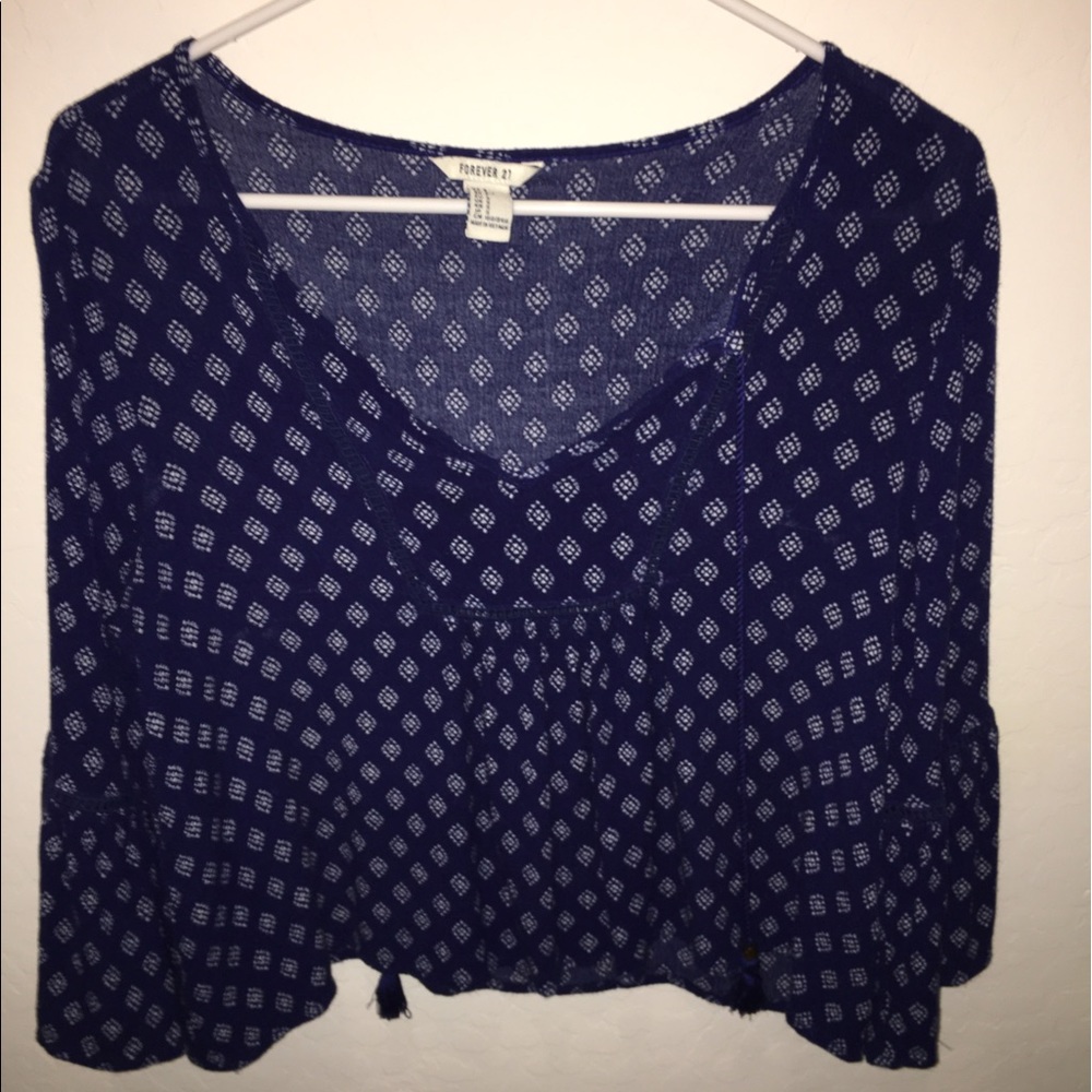 Peasant style blouse