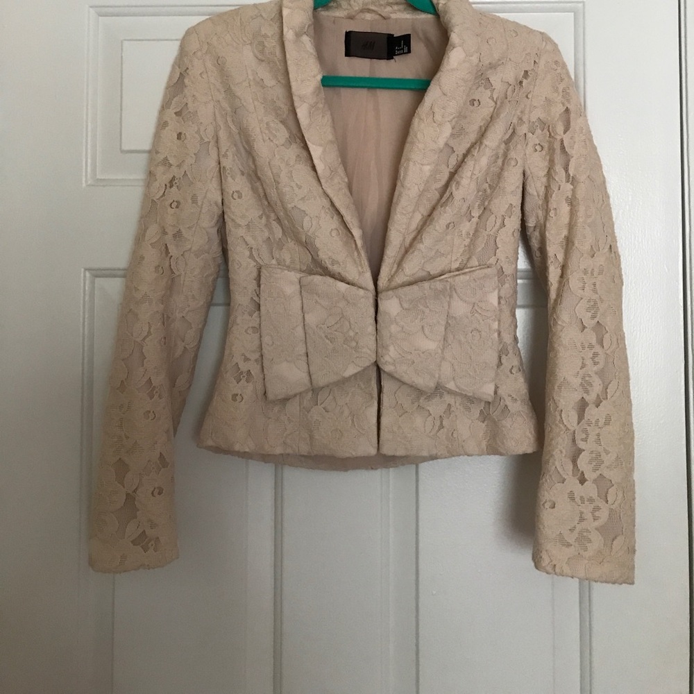 A lace blazer from h&m never worn