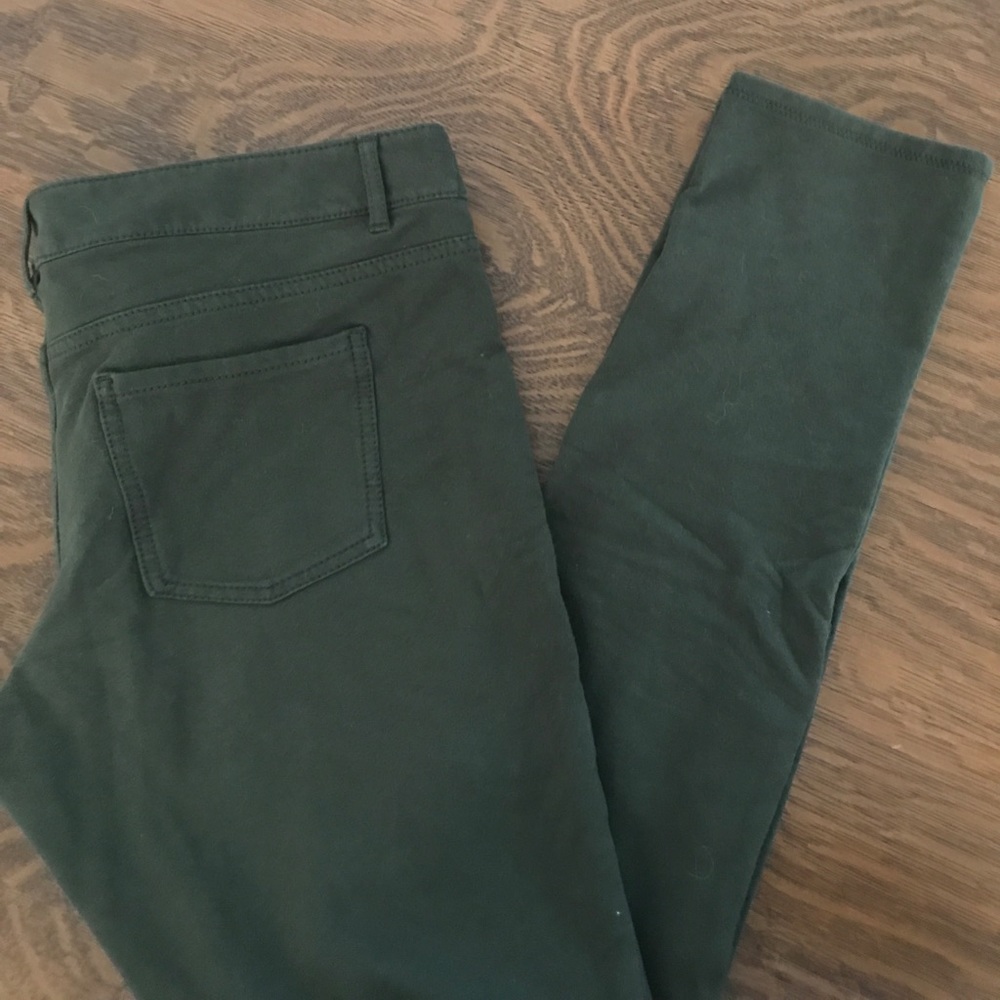 Mossimo brand knit jeggings - olive colored