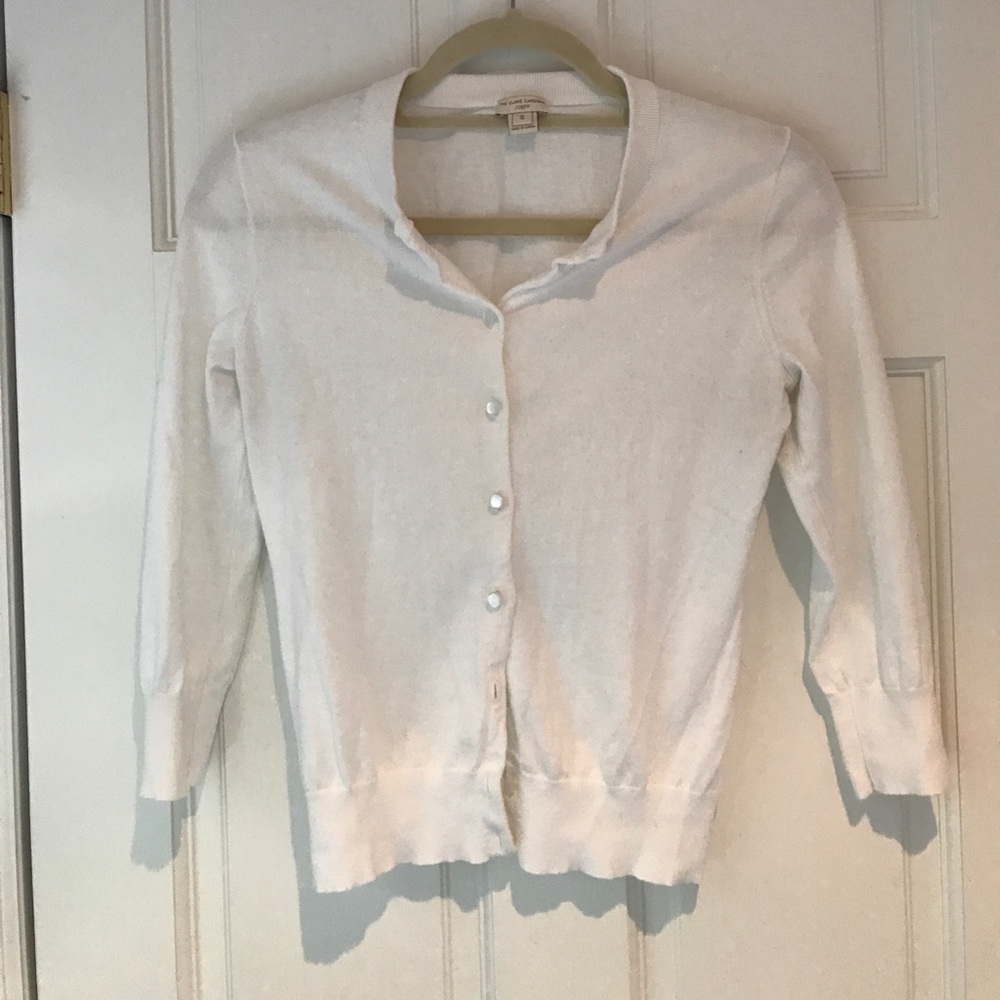 J. Crew The Clare cardigan, white