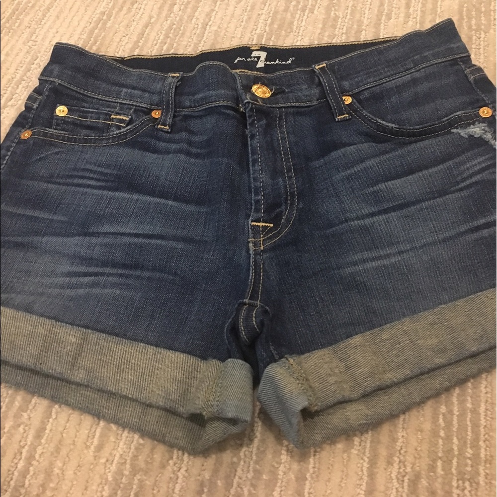 7 for all man kind Jean shorts