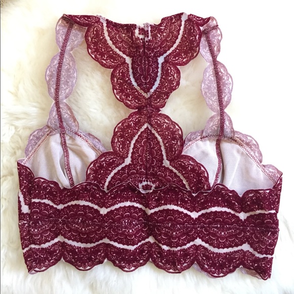 Free People Strange Magic Flocked Bralette - Picture 3 of 7