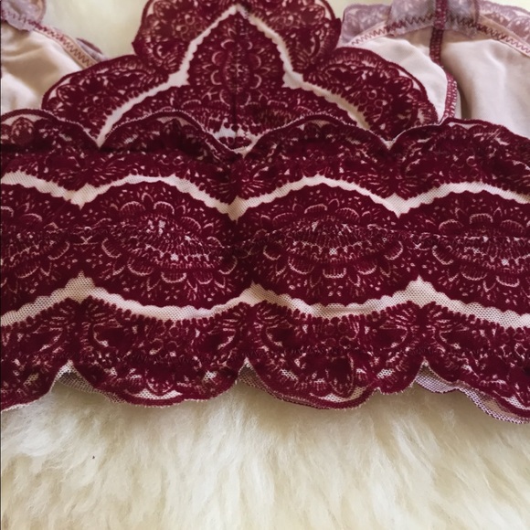 Free People Strange Magic Flocked Bralette - Picture 4 of 7