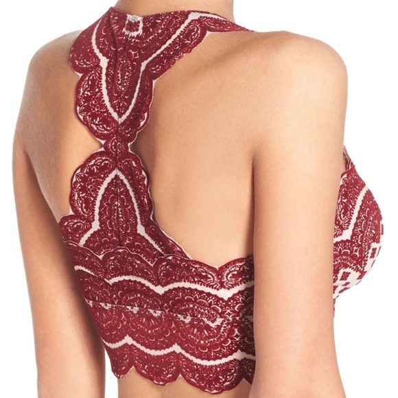 Free People Strange Magic Flocked Bralette - Picture 6 of 7