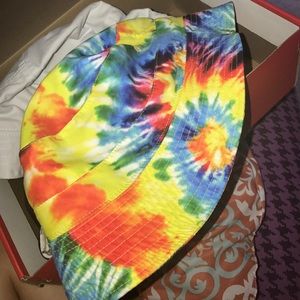 Tie dyed bucket hat