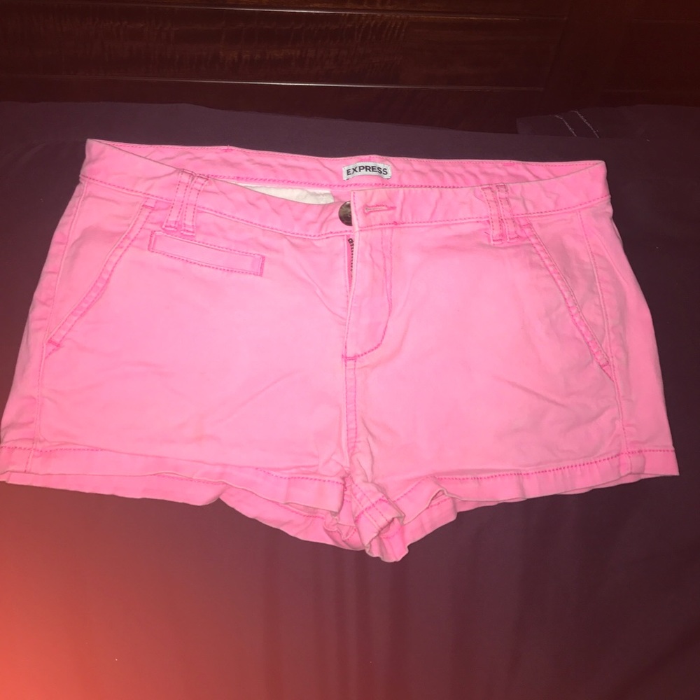Express hot pink shorts!