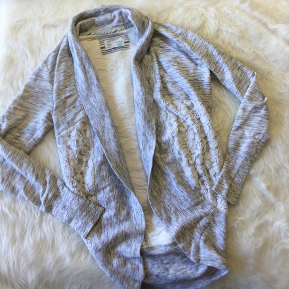 Anthropologie Sweaters - Saturday Sunday Long Lace Open Cardigan