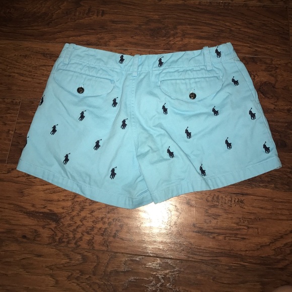 Blue polo shorts - Picture 2 of 2