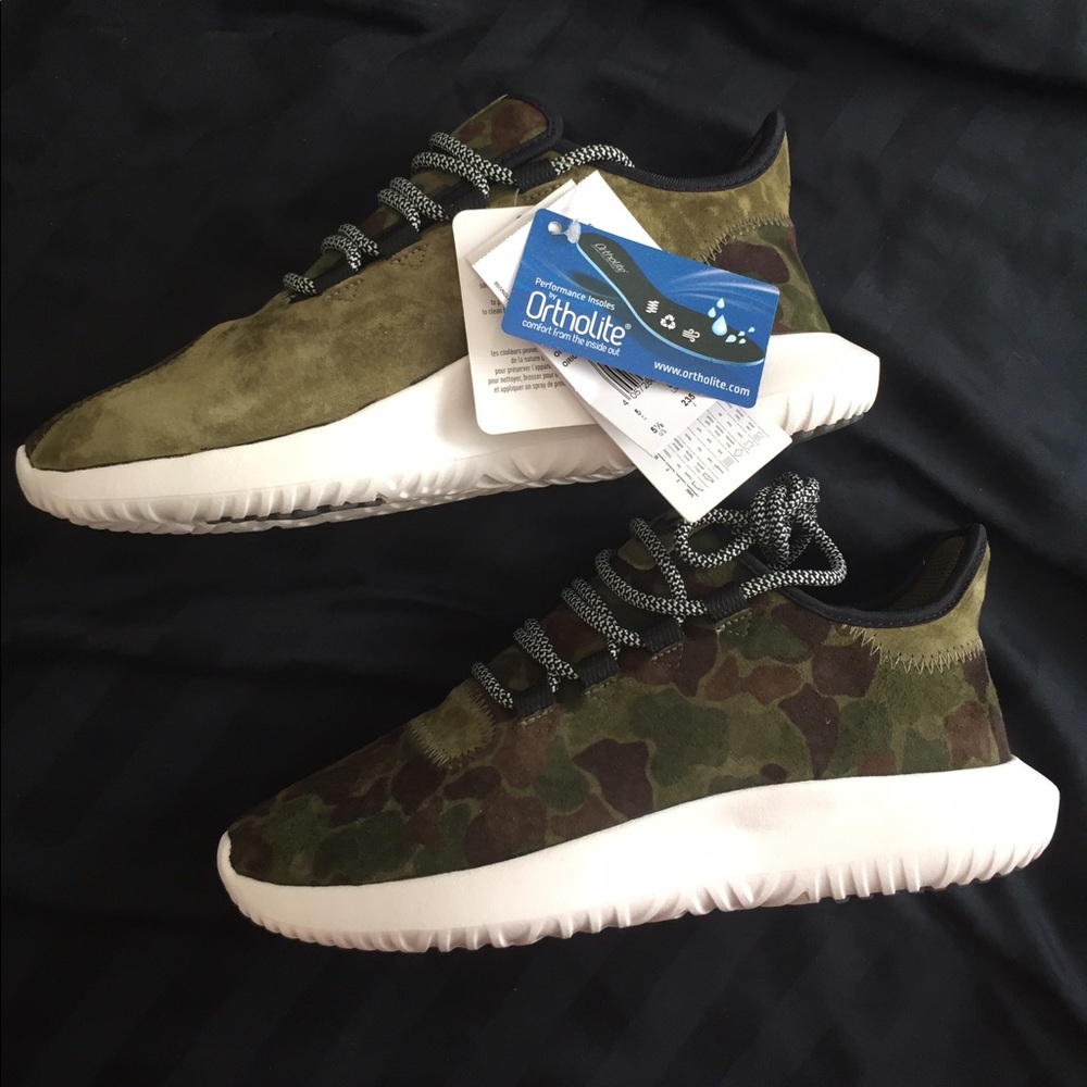 New Suede Adidas Tubular Shadows Camo