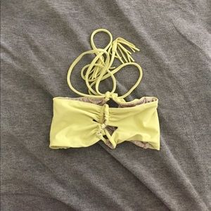 Neon yellow acacia top