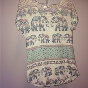 Elephant Designed Tee