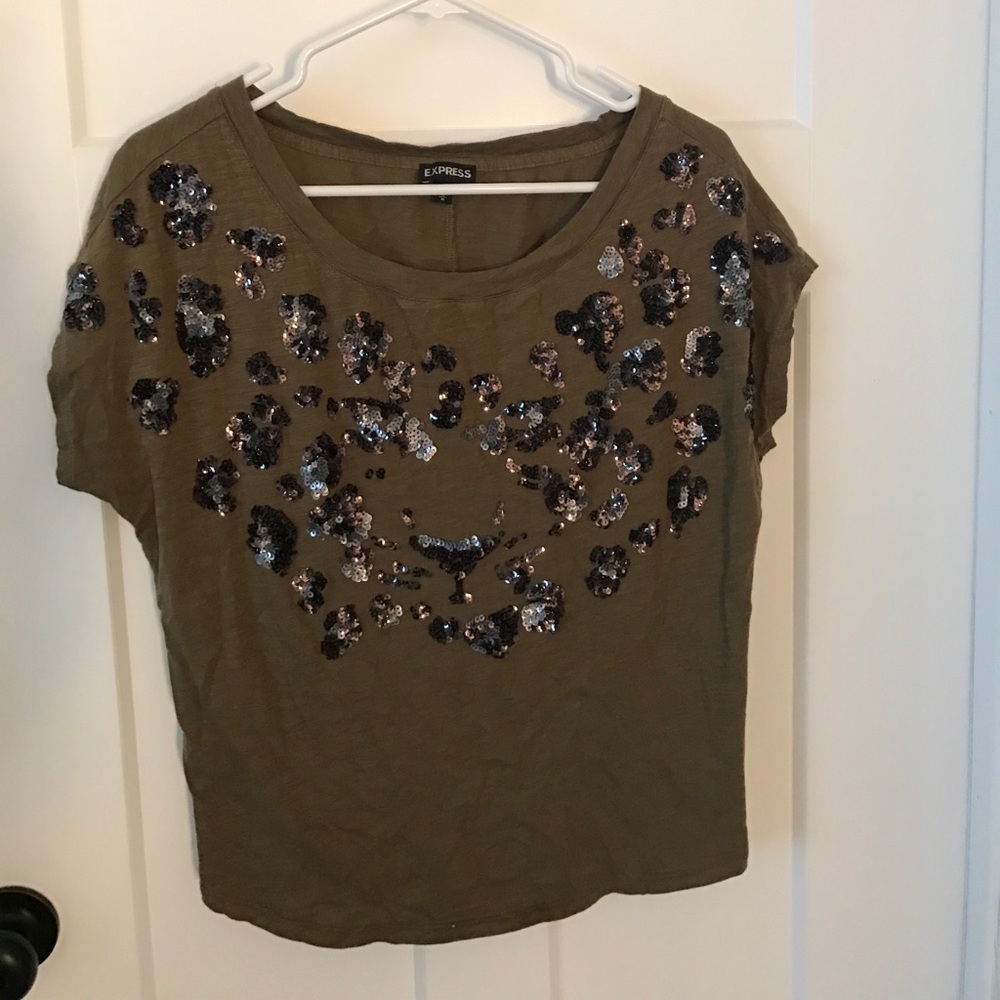 Express Leopard Top
