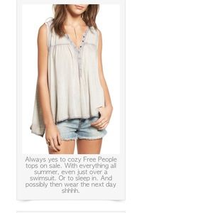 Free people Hudson top