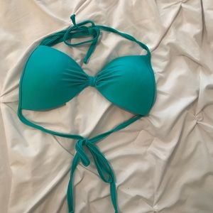 Teal bikini top