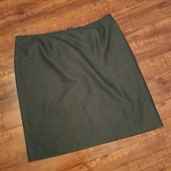 Charcoal pencil skirt - Picture 3 of 6