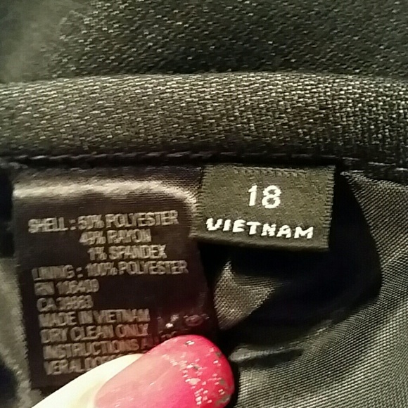 Charcoal pencil skirt - Picture 6 of 6